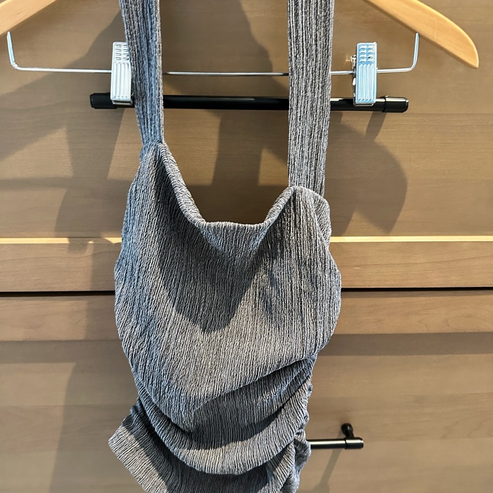Zara Crepe Halter Top